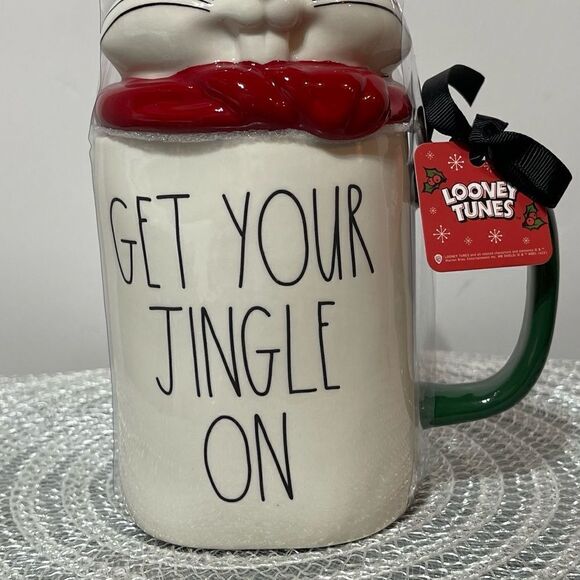 Rae Dunn Buggs Bunny Mug with Topper NWT - Picture 2 of 10